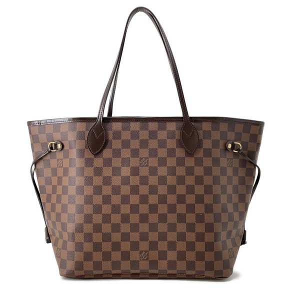 LOUIS VUITTON Brown Damier Neverfull MM Tote Bag - Picture 1 of 15